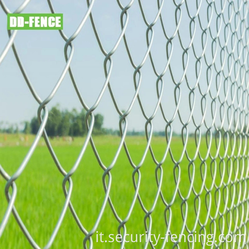 Fine mesh di collegamento a catena del parco giochi